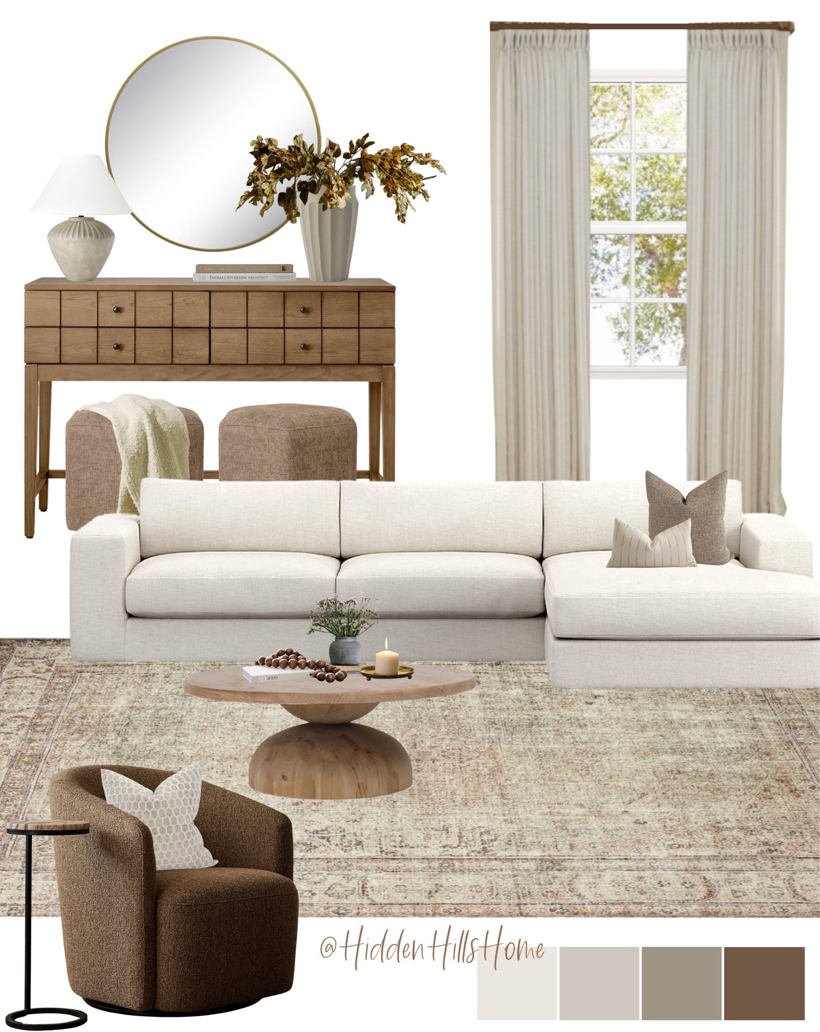 Living room decor mood board, living room design, home decor, family room design, sectional sofa #livingroom

#LTKHome #LTKSaleAlert #LTKSeasonal