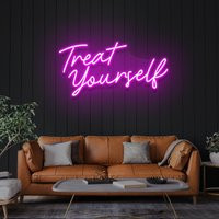 Treat Yourself Neon Sign, Wedding Neon Sign, Custom Weding Sign | Etsy (US)
