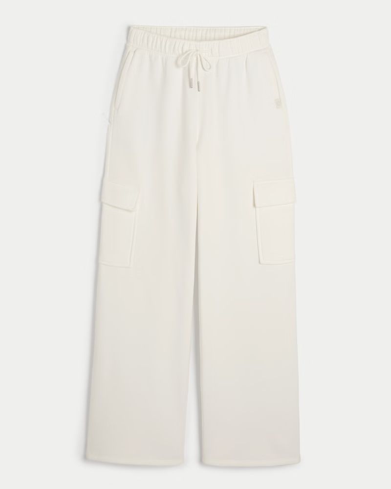 Gilly Hicks Active Wide-Leg Cargo Sweatpants | Hollister (US)