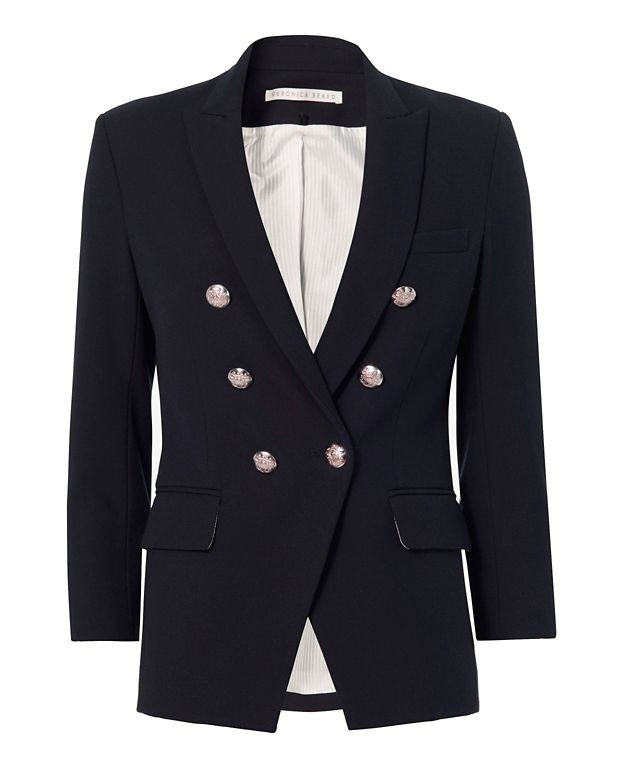 Veronica Beard Empire Cut Away Blazer | Intermix