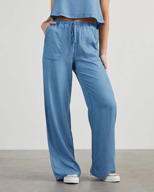 Ian Chambray Pocketed Pants | VICI