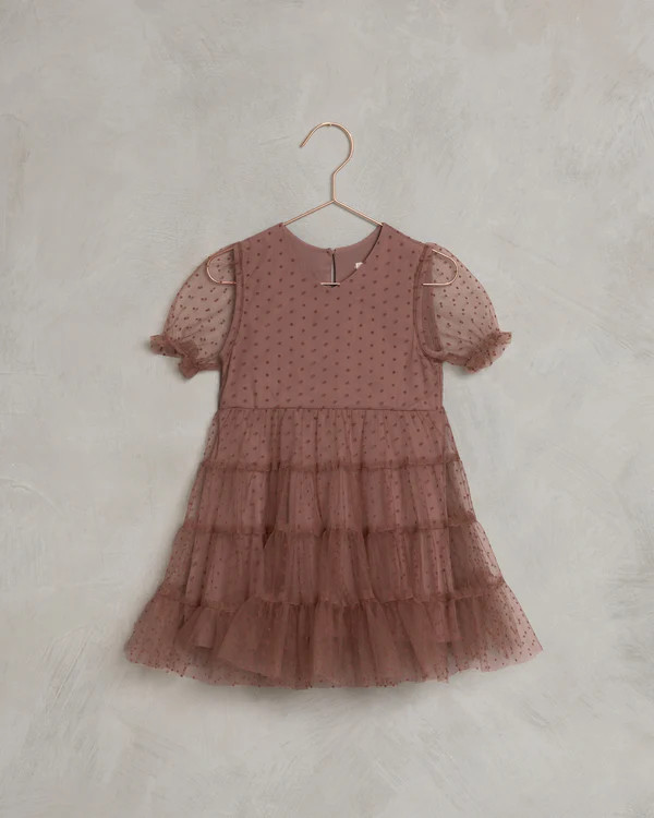 dottie dress | wine dot | Noralee
