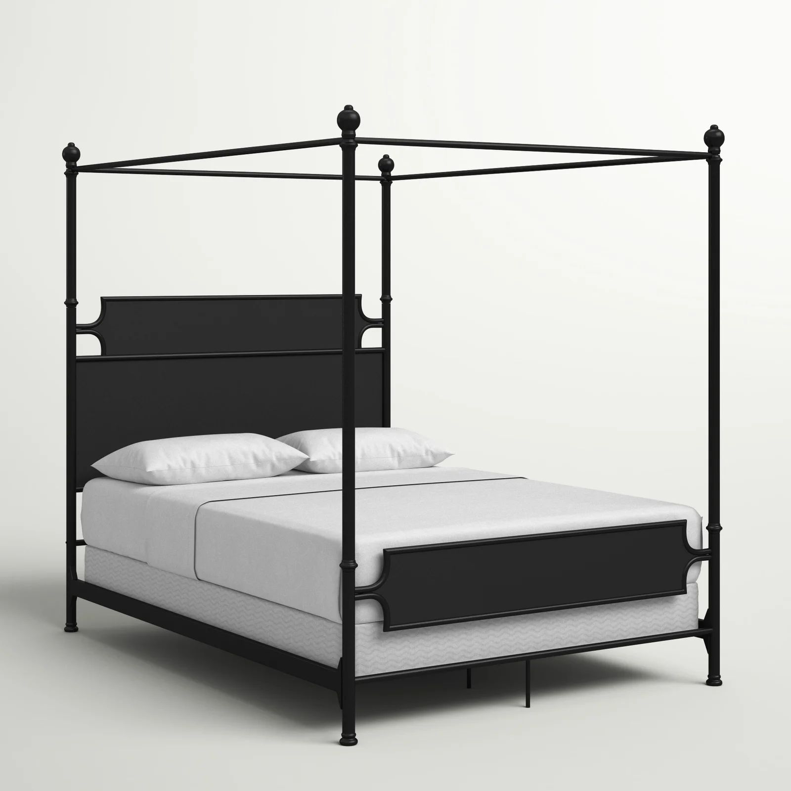 Clinchport Low Profile Canopy Bed | Wayfair North America