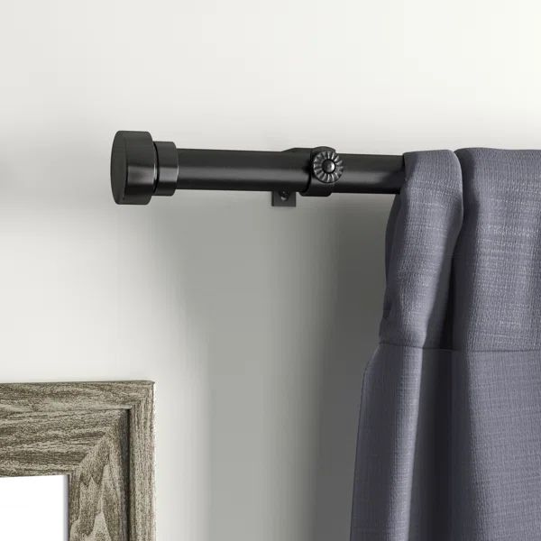 New Hartford Adjustable Single Curtain Rod | Wayfair Professional