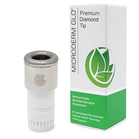 Microderm GLO Premium Diamond Microdermabrasion Tips by Microderm GLO - Medical Grade Stainless S... | Amazon (US)