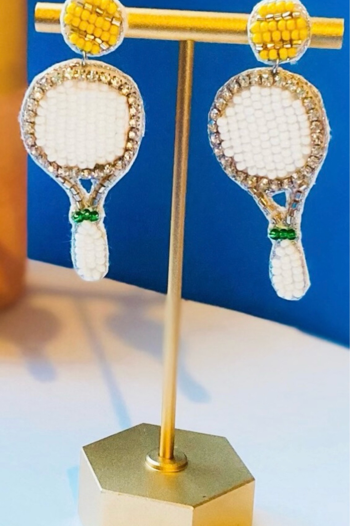 Super cute tennis earrings! Perfect for US Open watch parties!!! #tennis #USOpen #tennisjewelry

#LTKStyleTip #LTKTravel #LTKGiftGuide