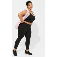 Performance Core Crop V Band Active Legging in Grey | Torrid (US & Canada)