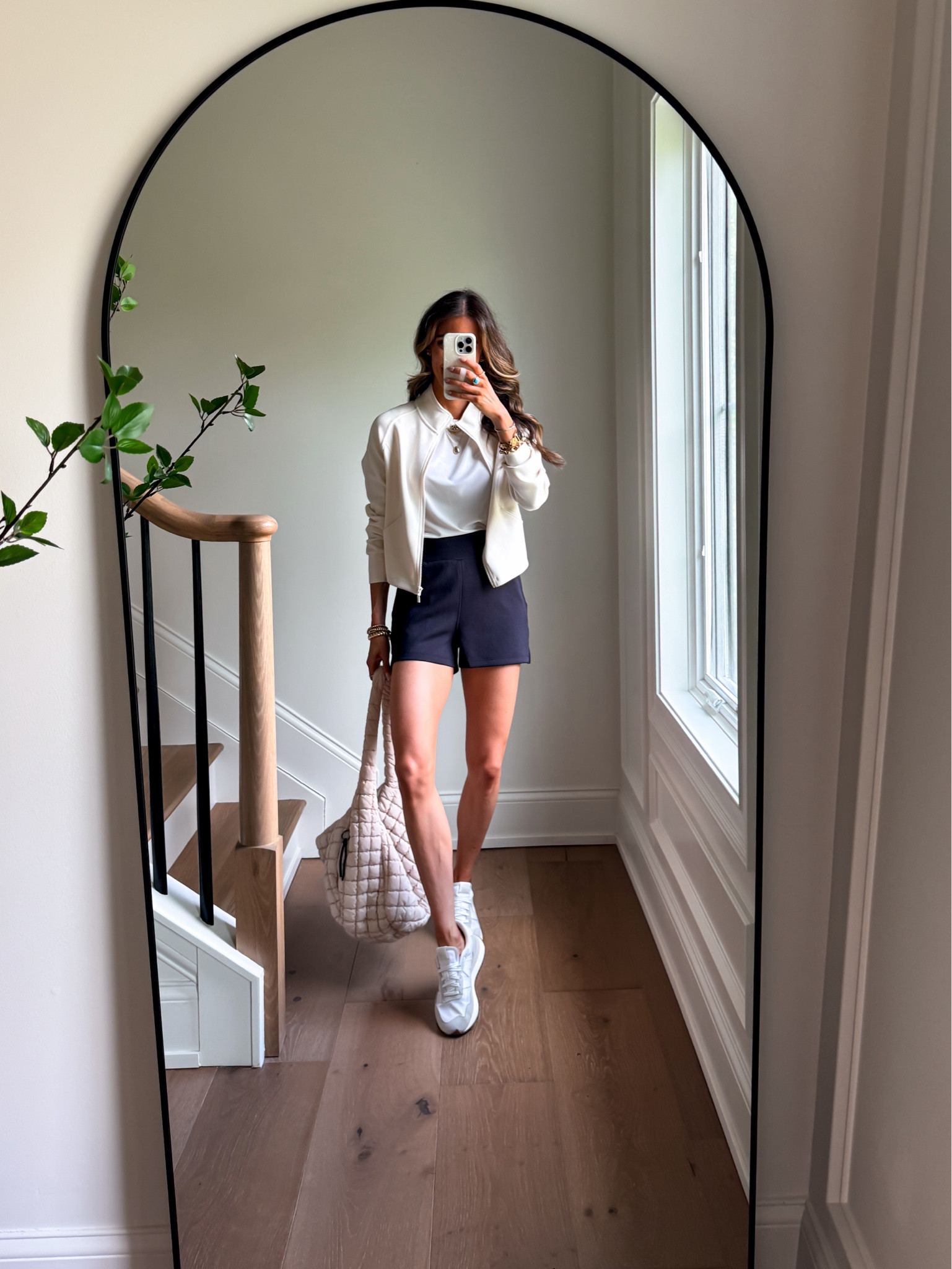 Wearing xsmall shorts, top and buttery Jacket 

#LTKActive #LTKdayinmylife #LTKfitnessgoals