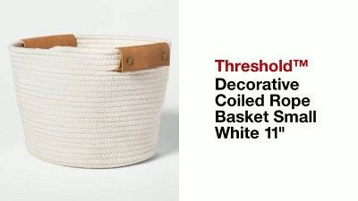11" Decorative Coiled Rope Basket - Threshold™ | Target