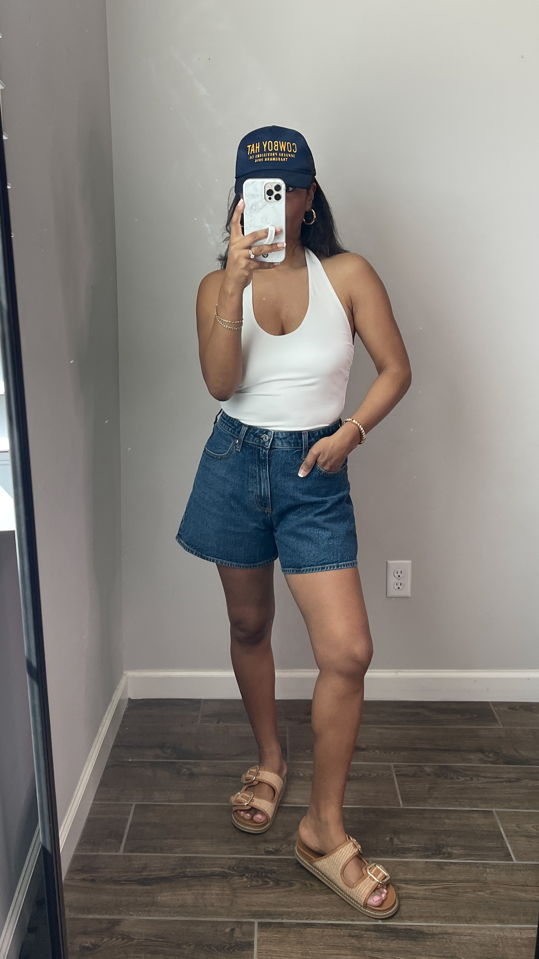 Abercrombie is 25% off and stackable with other sale items on this app! I wear a size 27 regular in all denim. My denim shorts are a 27 regular in curve love. My tops are all a size small! 

 

#LTKSpringSale #LTKSaleAlert #LTKFindsUnder50