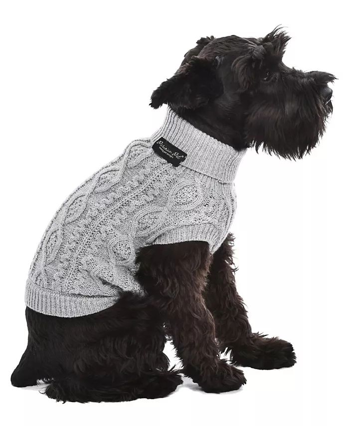 Cable Knit Dog Sweater | Macy's