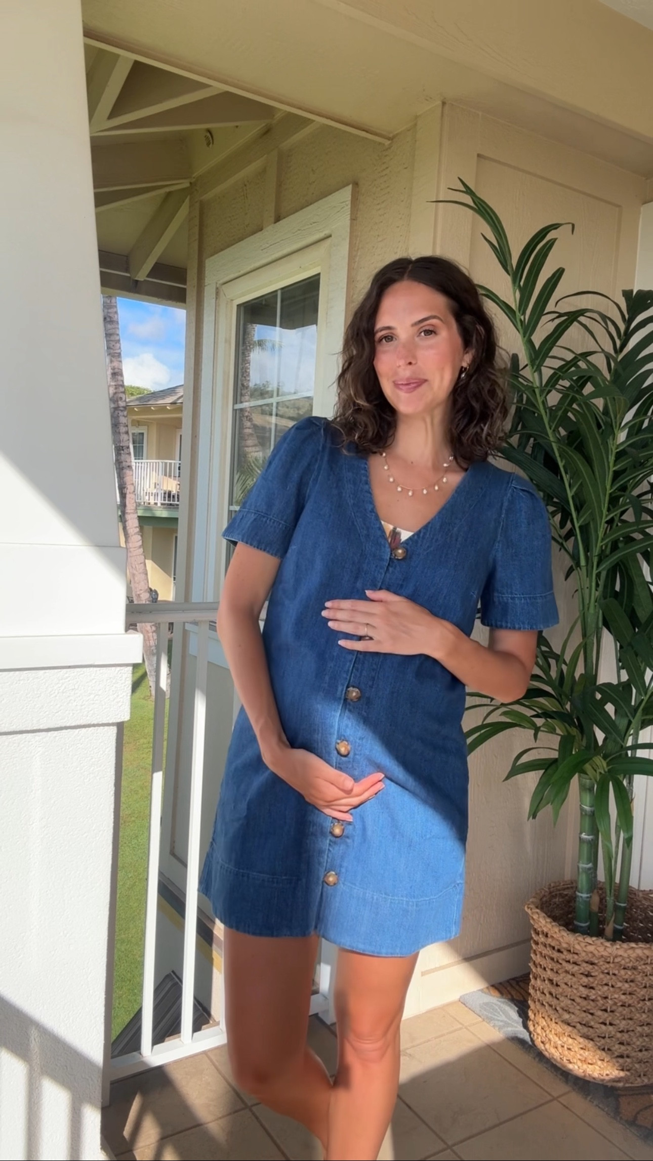 Sezane Spring bump friendly haul delivered straight to Hawaii  

#LTKSwim #LTKBump #LTKTravel