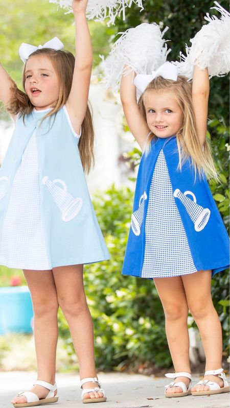 Game Day outfits for kids! #gameday #cheerleader #football 