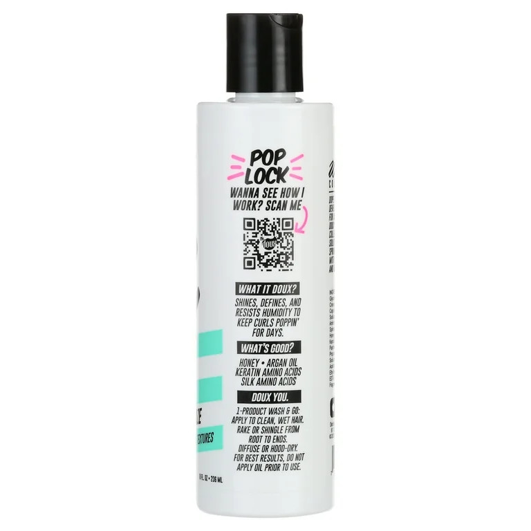 The Doux Pop Lock Curl Forming Glaze 8 oz., All Hair Type, Moisturizing | Walmart (US)