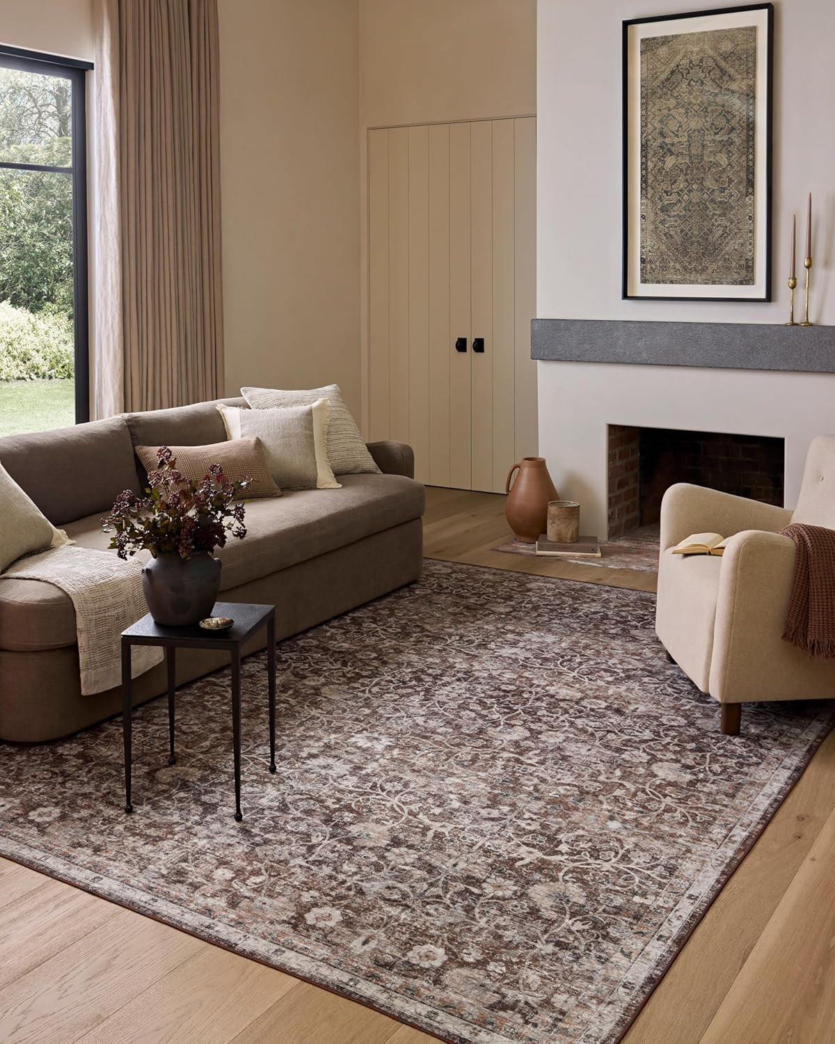 Loloi Amber Lewis Josie Earth/Natural 9'-0" x 12'-0" Area Rug | Amazon (US)