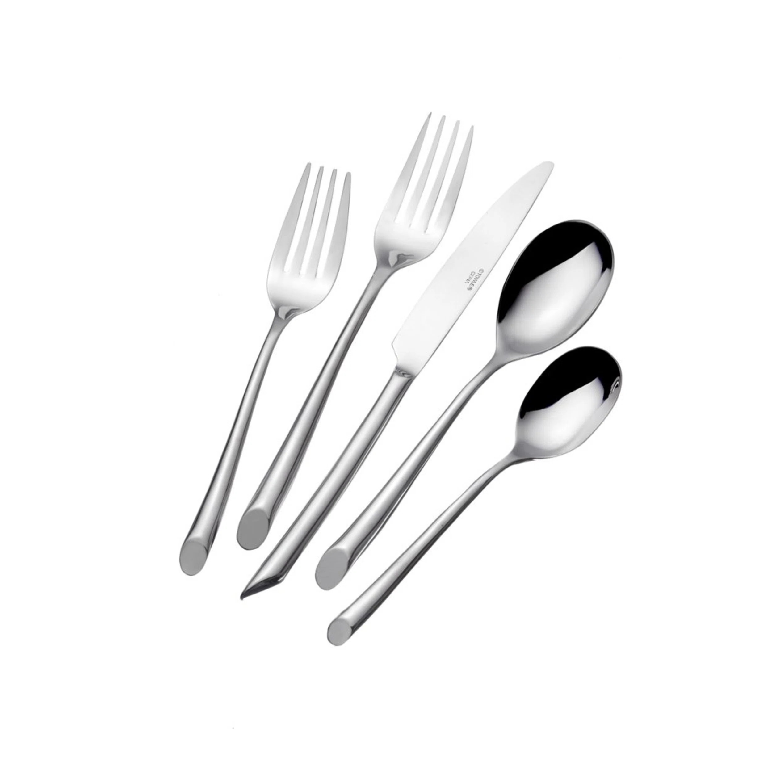 Towle Living Wave 20-Piece Forged Stainless Steel Flatware Set, Service for 4 | Wayfair North America