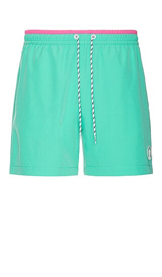 The Point Pleasants 5.5" Swim Short in Teal | Revolve Clothing (Global)