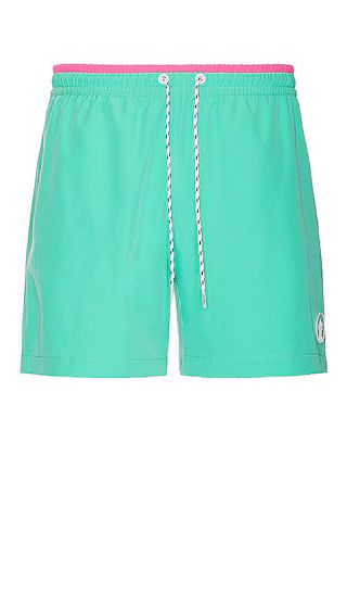 The Point Pleasants 5.5" Swim Short in Teal | Revolve Clothing (Global)