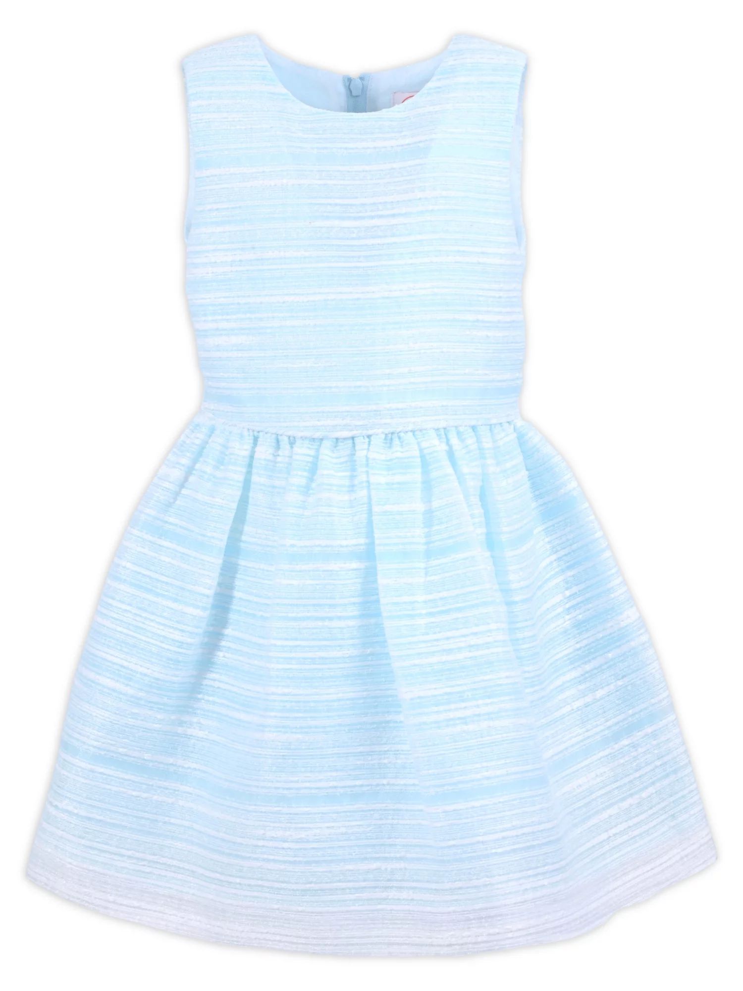 Wonder Nation Girls Textured Organza Dress, Sizes 4-16 & Plus - Walmart.com | Walmart (US)