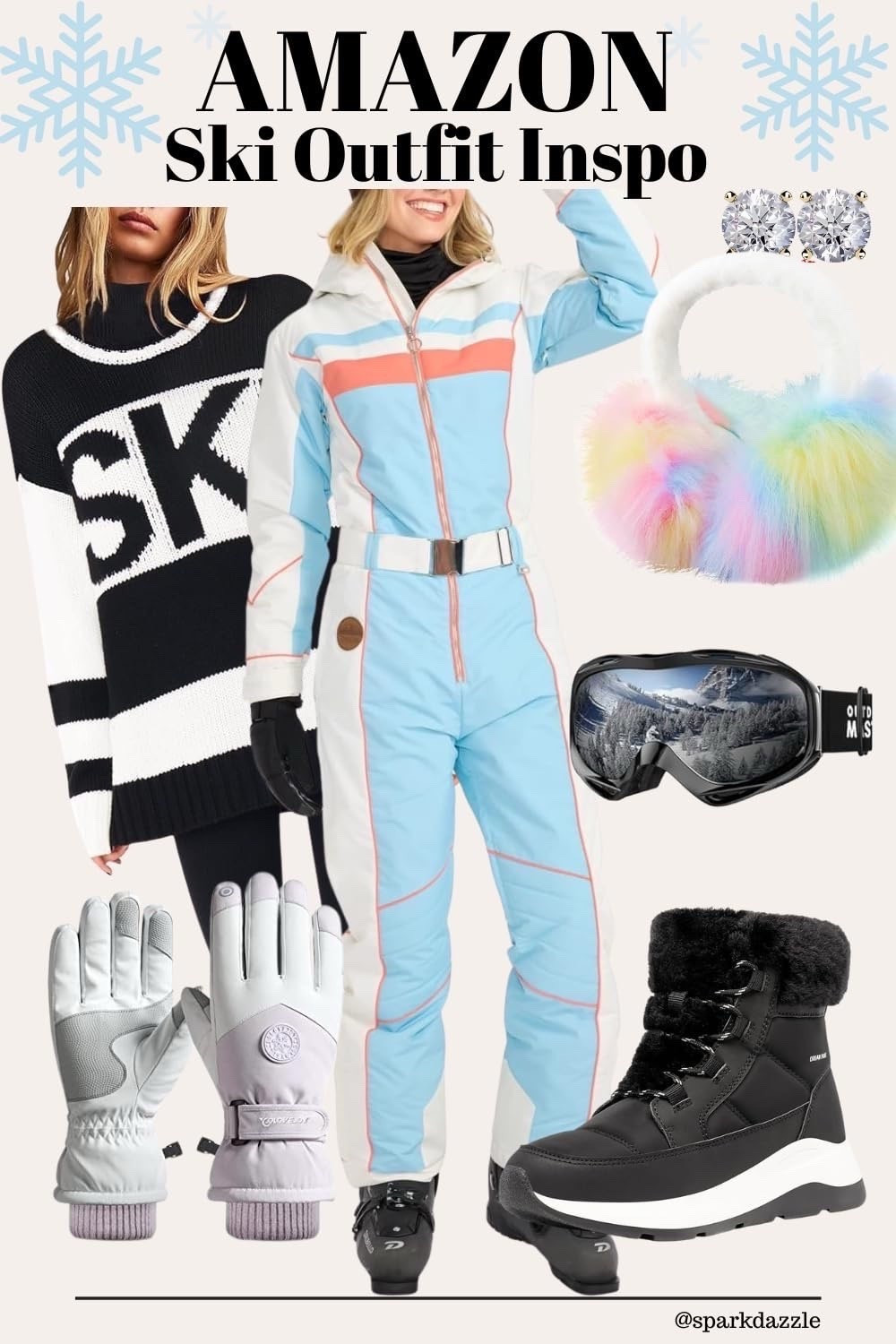 Amazon Ski Outfit Inspo ⛷️❄️

Stay chic and cozy on the slopes! This Amazon ski outfit idea has everything you need—from a stylish houndstooth ski suit to warm boots, fuzzy earmuffs, gloves, and goggles. Perfect for ski trips, winter vacations, or après-ski vibes. Shop the full look on Amazon for a budget-friendly yet fashionable snow day style. ✨


#AmazonFashion #SkiOutfit #WinterStyle #SnowDayStyle #SkiTripReady #AprèsSki #AmazonFinds #WinterFashion #SkiLife #CozyAndChic 

 #LTKActive