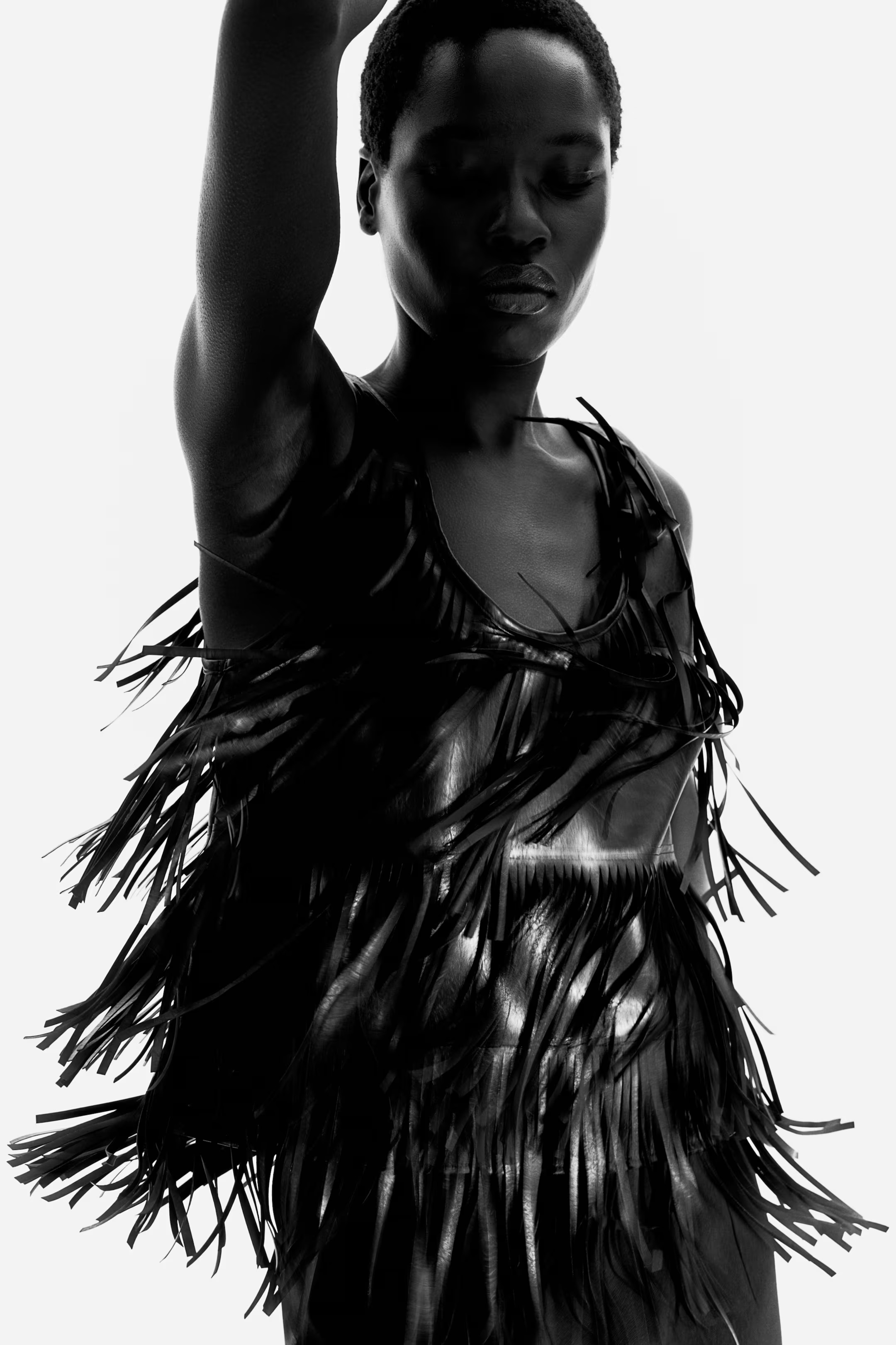 Coated Fringed Tank | H&M (AU)