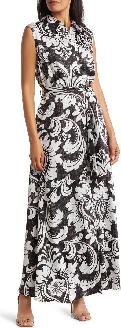 Evangeline Sleeveless Maxi Shirtdress | Nordstrom Rack