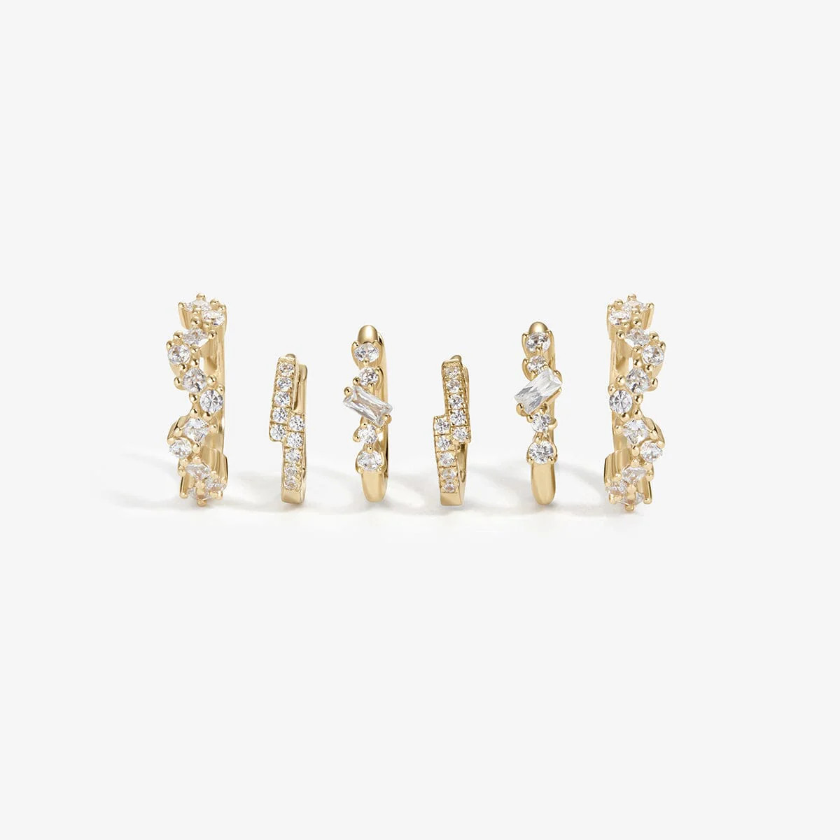 Tobias 6-piece earring set | Adornmonde