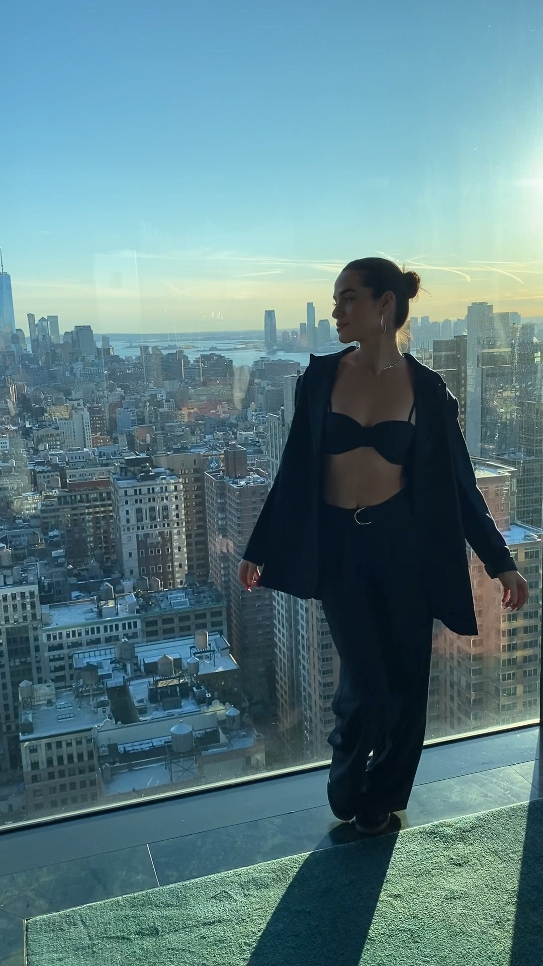 Always love a good suit moment! This rooftop was insane: NubeLuz NYC! 

#LTKSeasonal #LTKtravel #LTKstyletip