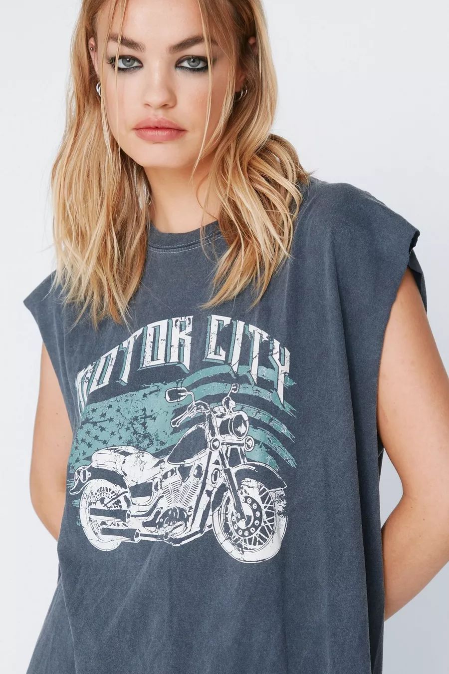 Motor City Graphic Cropped Vest Top | Nasty Gal UK (+IE)