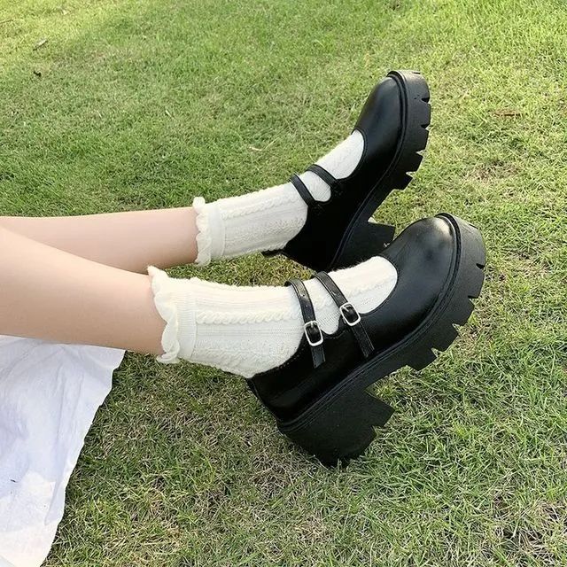 Bolitin - Platform Block Heel Mary Jane Shoes | YesStyle Global