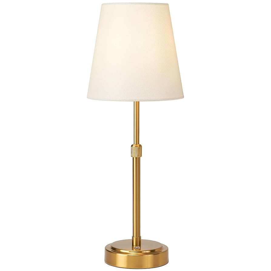 Portable Cordless LED Table Lamp, Height Adjustable Rechargeable Desk Lamp, 5200mAh Battery Opera... | Amazon (US)