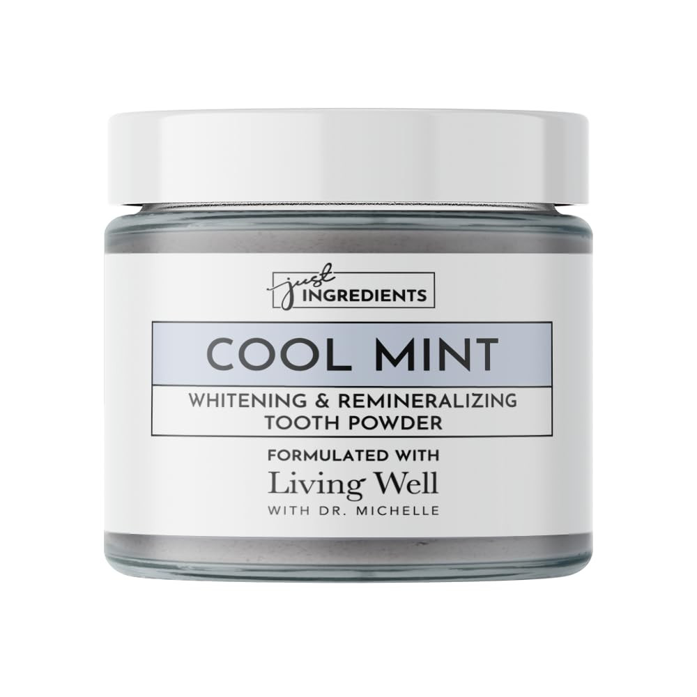 Living Well with Dr. Michelle- Remineralizing & Whitening Tooth Powder Cool Mint-Contains hydroxy... | Amazon (US)