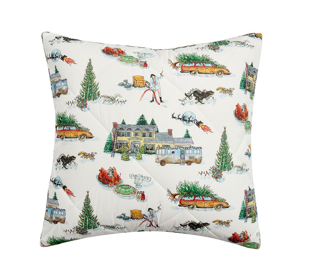 National Lampoon's Christmas Vacation™ Percale Comforter Sham | Pottery Barn (US)