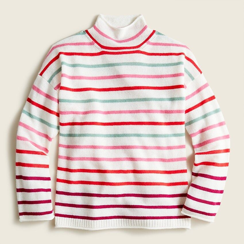 Cashmere rollneck sweater in stripeItem BA406 
 
 
 
 
 There are no reviews for this product.Be ... | J.Crew US