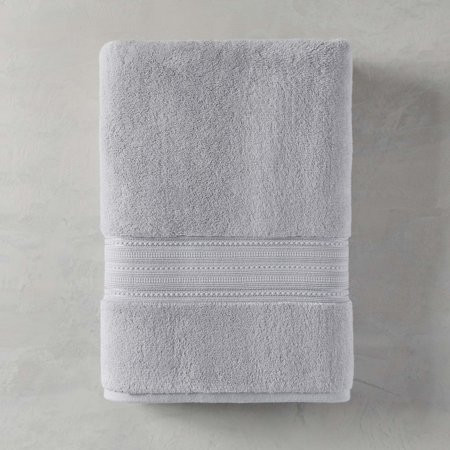 Better Homes & Gardens Signature Soft Solid Bath Sheet, Soft Silver | Walmart (US)