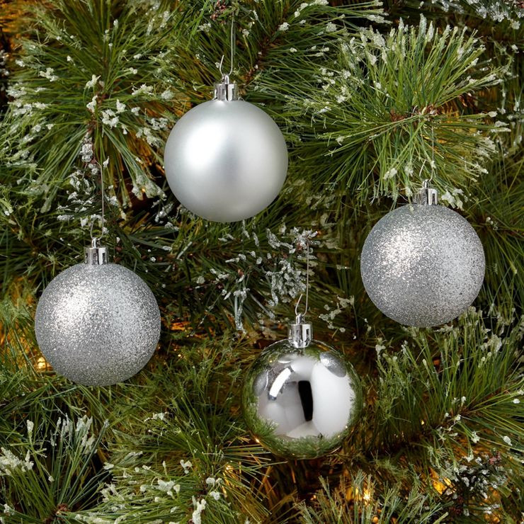 50ct Shatter-Resistant Round Christmas Tree Ornament Set - Wondershop™ | Target