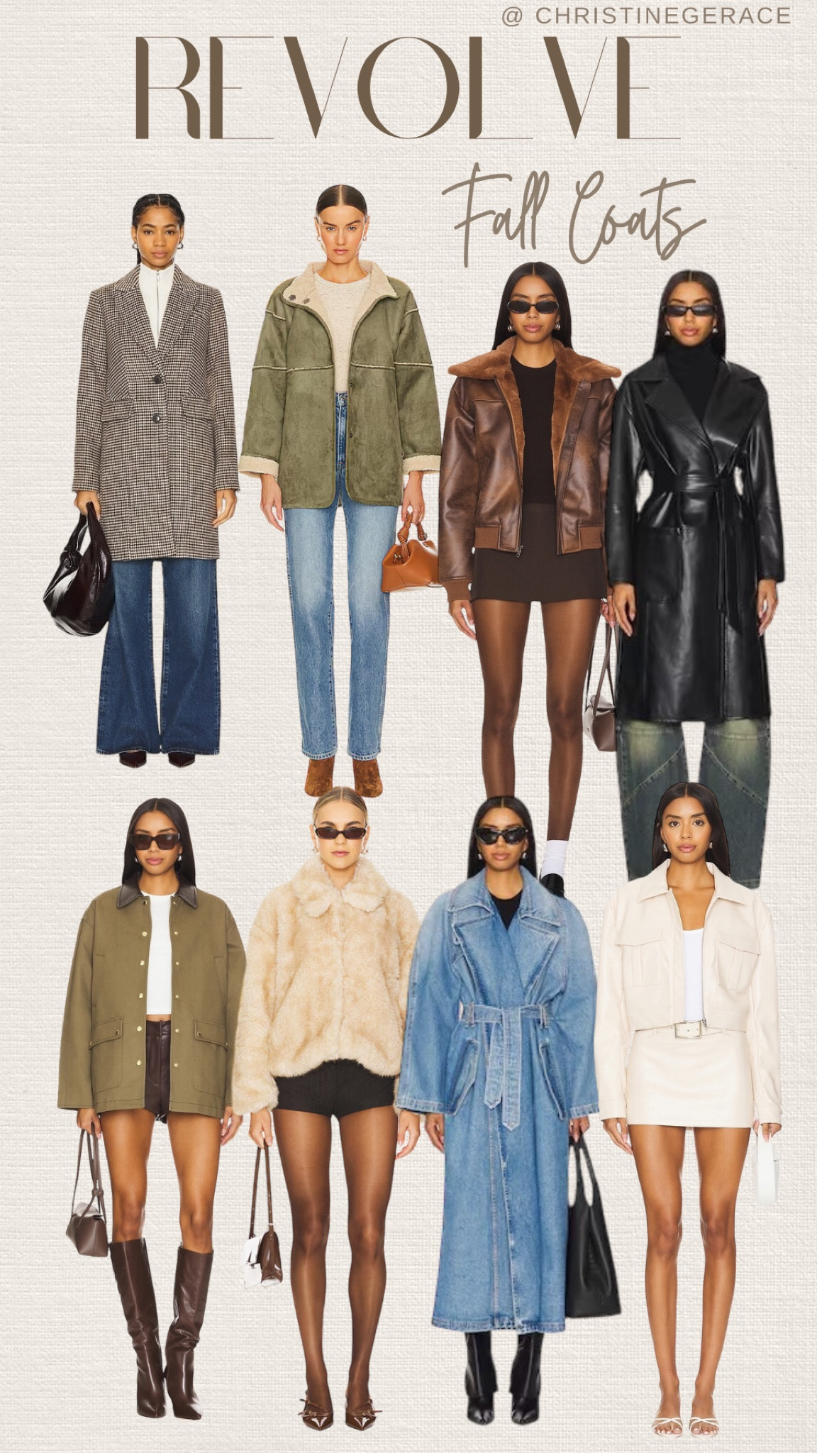 Fall coats from Revolve ! Super trendy, statement coats linked below !! 

#jacket #coat #revolve #fallfashion #christinegerace 

#LTKFallSale #LTKStyleTip #LTKSeasonal