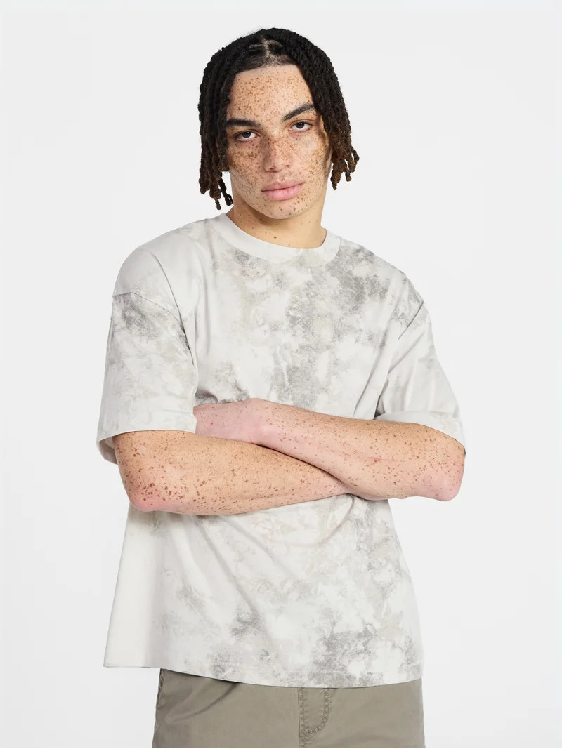 No Boundaries Oversize Tee with Short Sleeves, Men's XS-5XL | Walmart (US)