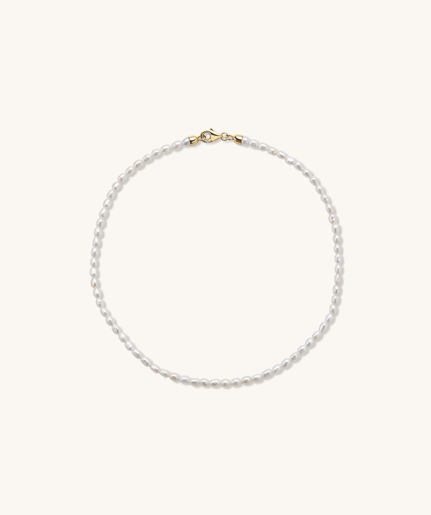 Micro Pearl Anklet | Mejuri Fine Crew