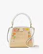 Phoebe Embroidered Straw Top Handle Satchel | Kate Spade Outlet