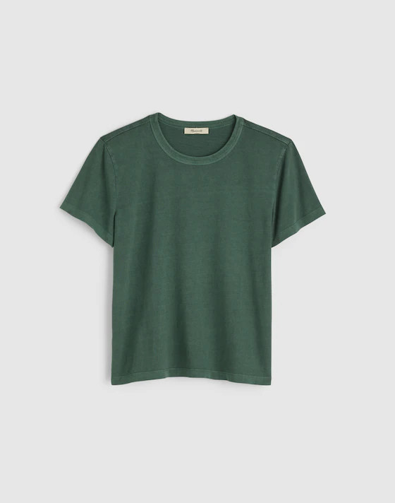 The Perfect Crewneck Tee in Allday Jersey | Madewell | Madewell