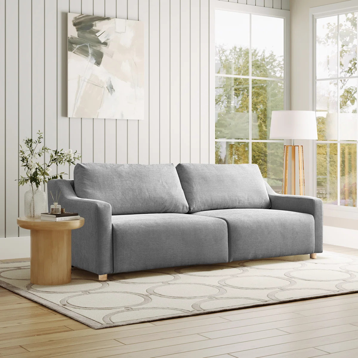 Serta Gabi 90.2" Upholstered Queen Size Convertible Sleeper Sofa | Wayfair North America