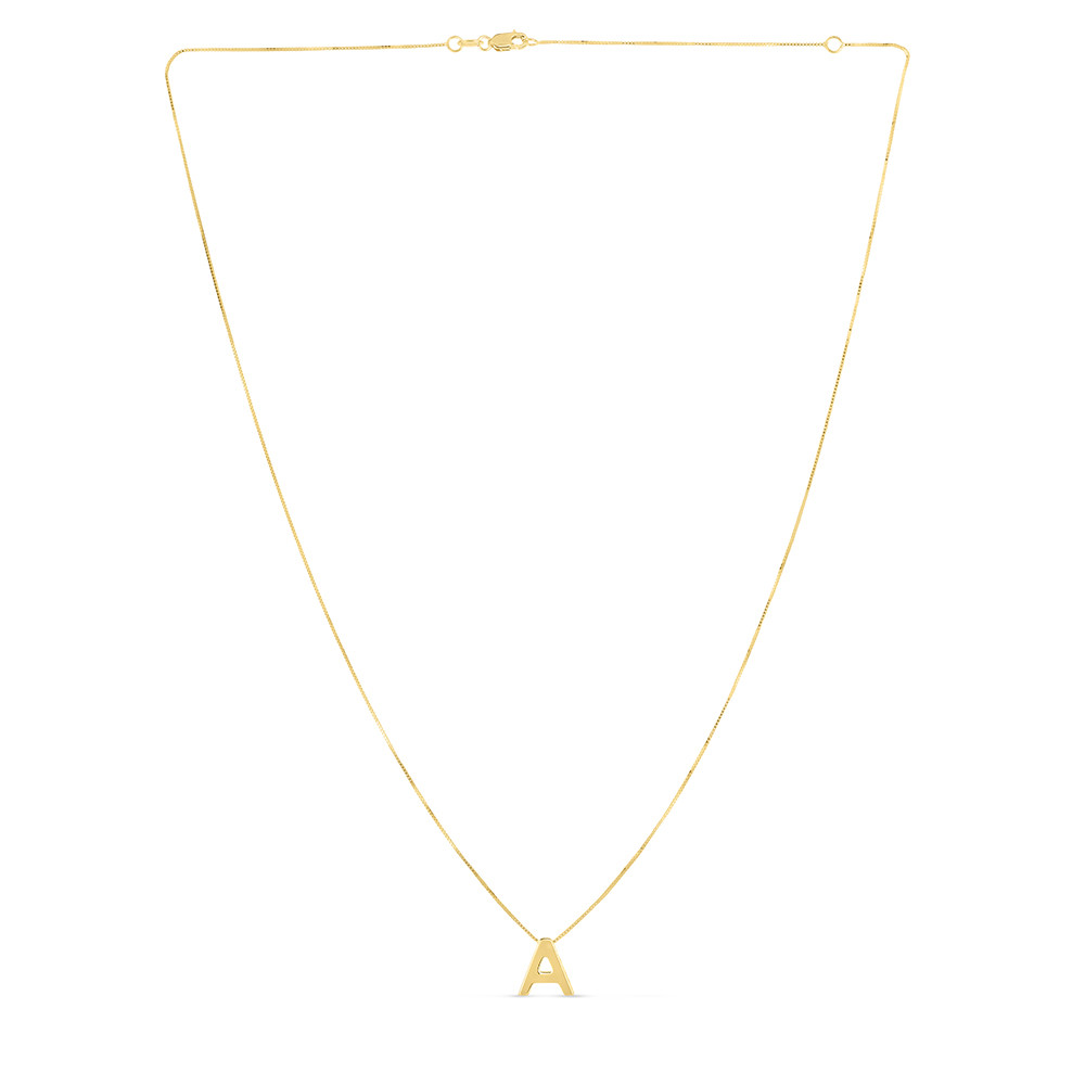 Initial Necklace in 14K Yellow Gold | Helzberg Diamonds | Helzberg Diamonds