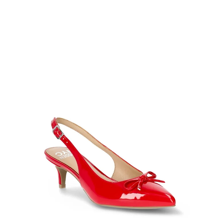 Madden NYC Women's Kitten Heel Slingback Shoes | Walmart (US)