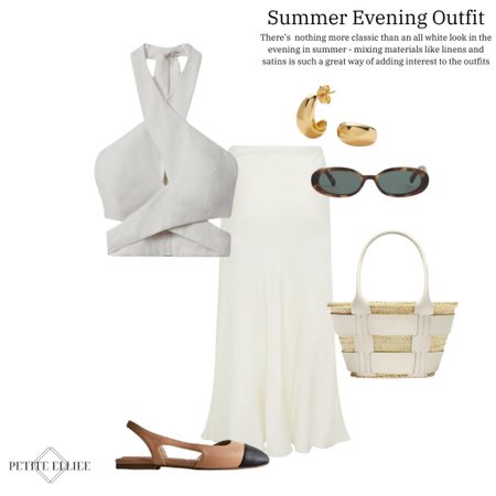 Summer evening outfit - petite e styling 