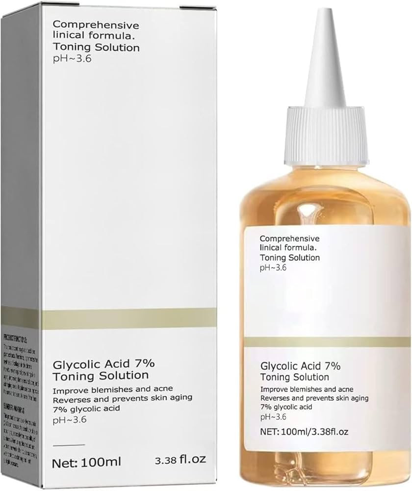 Glycolic Acid Toning Solution, Glycolic Acid 7% Toning Resurfacing Solution, Exfoliate，Brighten... | Amazon (US)