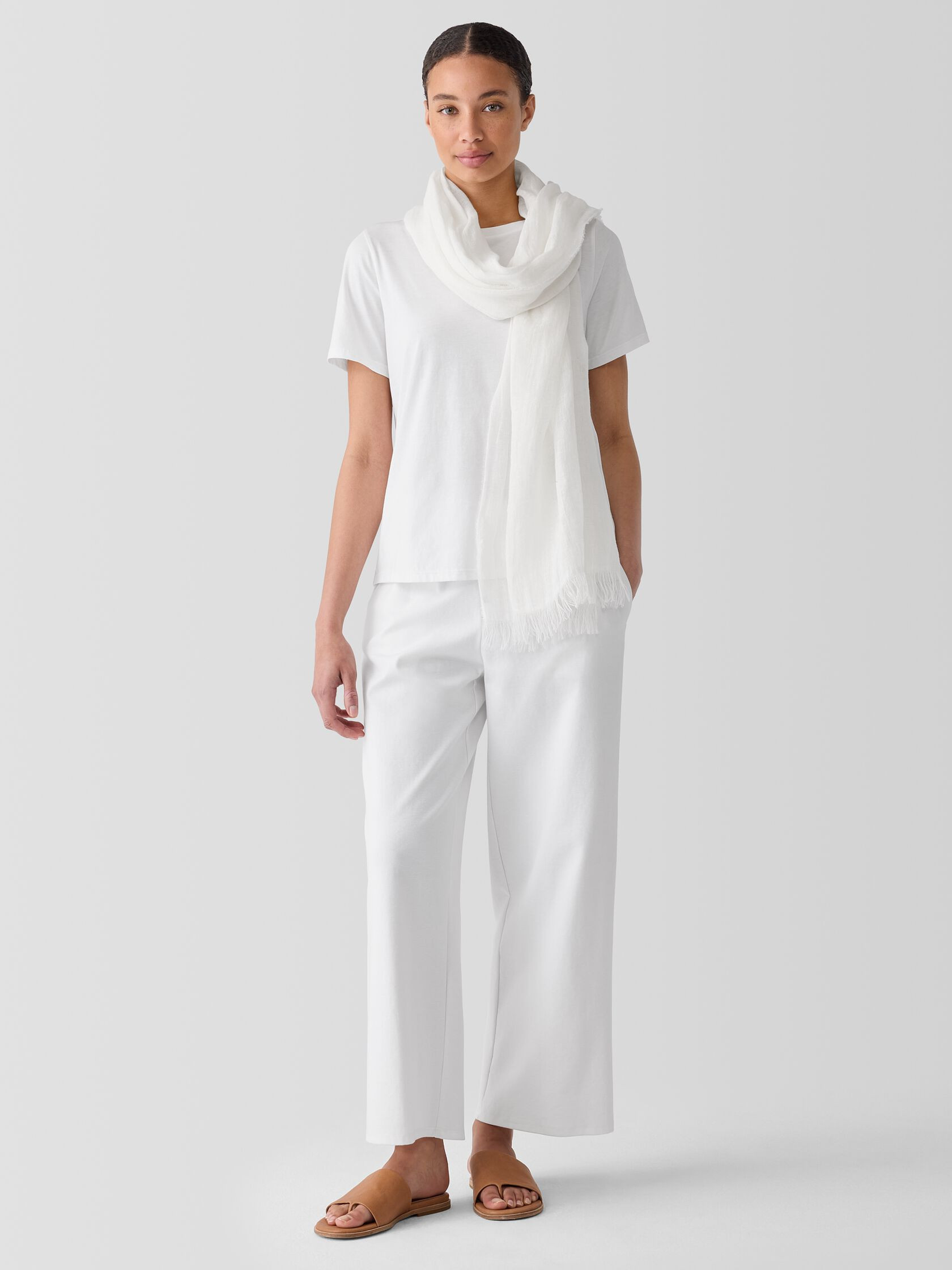 Airy Linen Scarf | Eileen Fisher