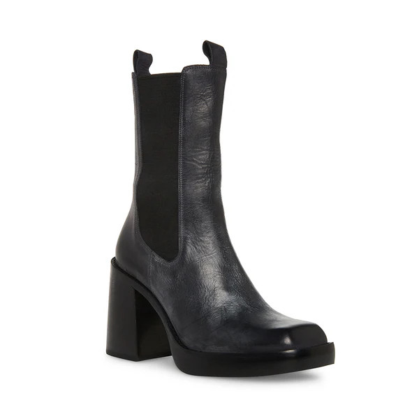 LIRA BLACK LEATHER | Steve Madden (US)