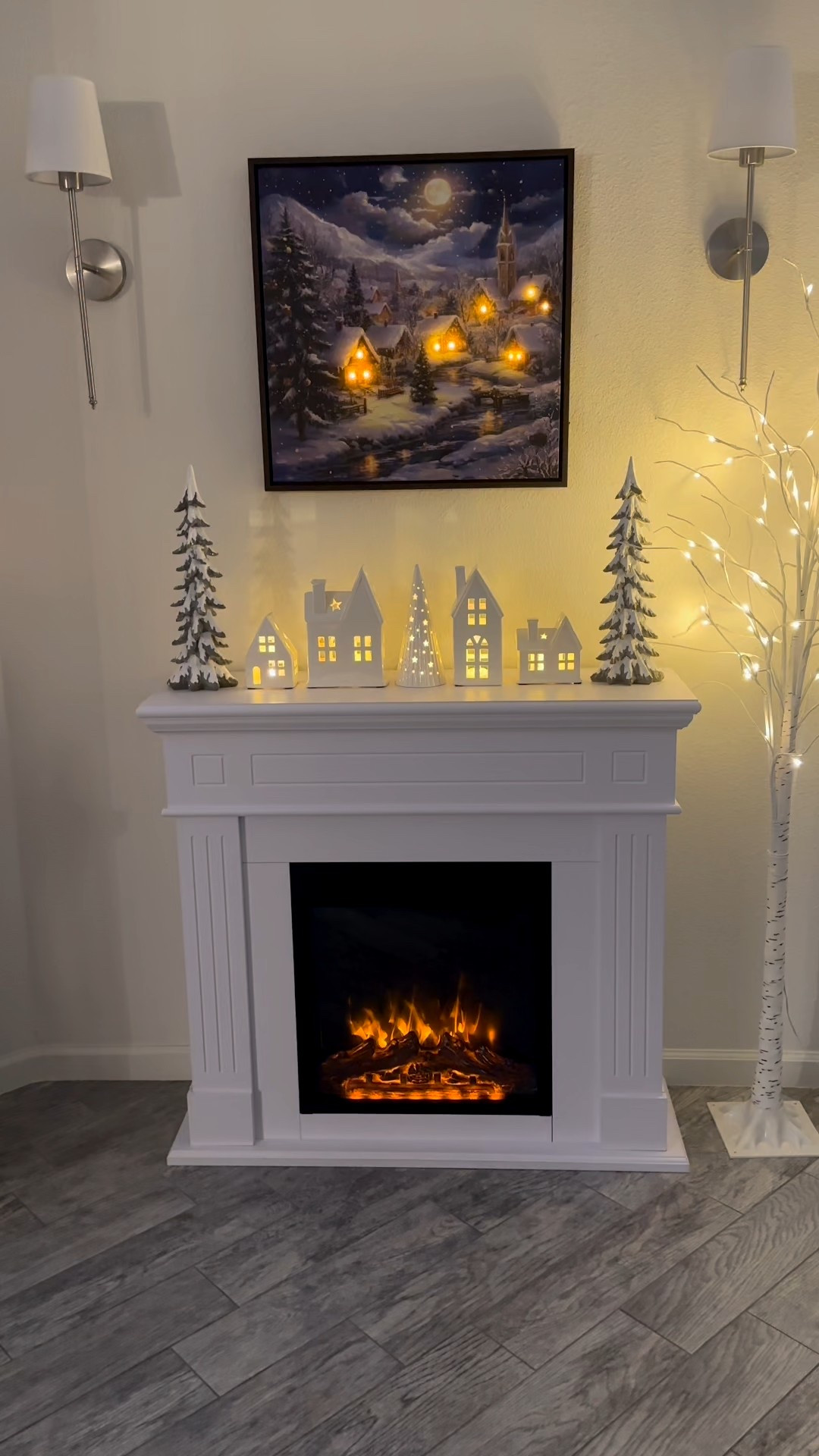 Obsessed with how this electric fireplace mantel warms up the entire room 🤍🔥 The pearl white finish, adjustable LED flame, and built-in heater make it the perfect cozy upgrade for fall + winter. #LTKFinds #CozyHome #HomeDecorLovers #FireplaceMantel #ElectricFireplace #LivingRoomInspo #HomeUpgrade #Christmasdecor

#LTKHoliday #LTKHome #LTKGiftGuide #LTKCyberWeek