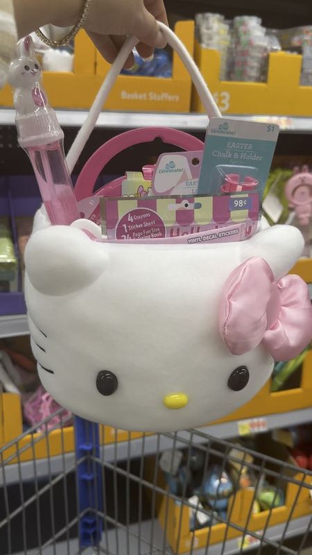 Hello Kitty themed Easter Basket 

#easter #easterbasket 

#LTKkids #LTKSeasonal #LTKfamily